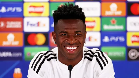 Vinicius Junior, atacante do Real Madrid. (Photo by Ian MacNicol/Getty Images)