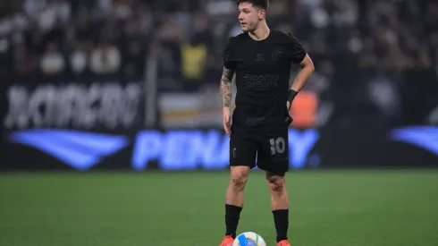 Rodrigo Garro em campo no confronto entre Corinthians e Grêmio, pela Copa do Brasil. (Sipa US / Alamy Stock Photo)