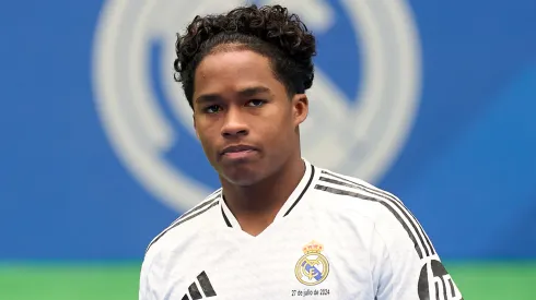 Endrick foi defendido pelo técnico madrilenho (Foto: Angel Martinez/Getty Images)