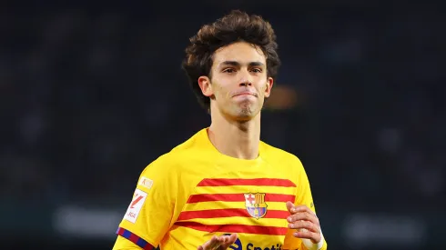 João Félix marcou dez gols pelo Barcelona em 2023/2024. (Photo by Fran Santiago/Getty Images)