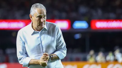 Tite, técnico do Flamengo. Foto: Marco Miatelo/AGIF