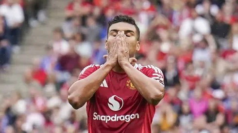 Casemiro durante a pré-temporada do Manchester United