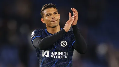 Thiago Silva deixou saudades no Chelsea. (Photo by Ryan Pierse/Getty Images)