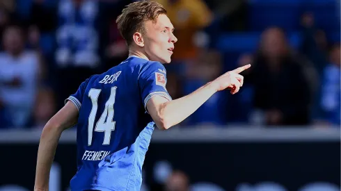 Maximilian Beier em partida pelo Hoffenheim