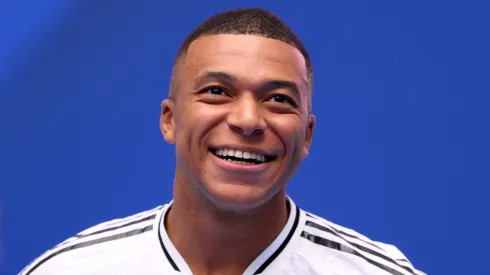 Kylian Mbappé, atacante do Real Madrid. (Photo by David Ramos/Getty Images)