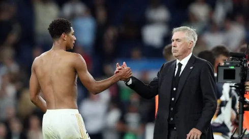 Ancelotti eleva a moral do Jude Bellingham no Real Madrid, (Foto: Gonzalo Arroyo Moreno/Getty Images)