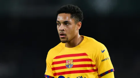 Vitor Roque, atacante do Barcelona. (Photo by David Ramos/Getty Images)