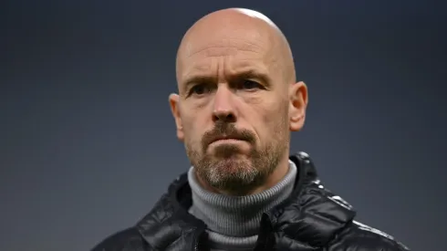Erik Ten Hag, técnico do Manchester United. (Photo by Justin Setterfield/Getty Images)