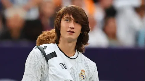 Joan Martínez, zagueiro da base do Real Madrid. (Photo by Rich Graessle/Icon Sportswire/Imago)