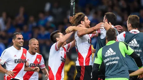 Vínculo de mio-campista com o River Plate continua forte.(Foto: Juliana Flister/Getty Images)