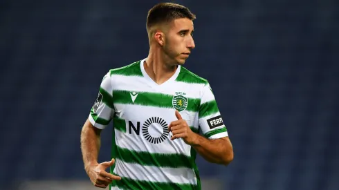 Gonçalo Inácio em partida pelo Sporting