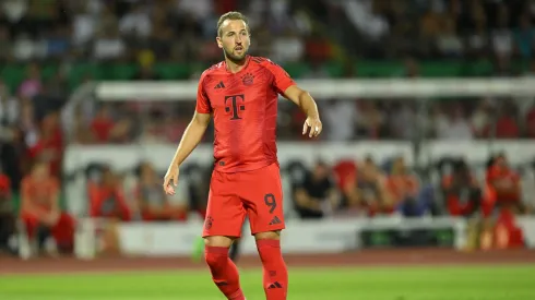 Harry Kane, atacante do Bayern de Munique. (Photo by Sebastian Widmann/Getty Images)