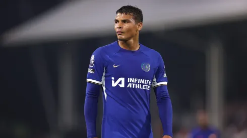 Thiago Silva, ex-jogador do Chelsea. (Photo by Ryan Pierse/Getty Images)