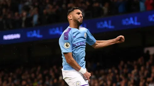 Mahrez brinca com comparação a Savinho após jovem brilhar no City. (Foto: Laurence Griffiths/Getty Images)