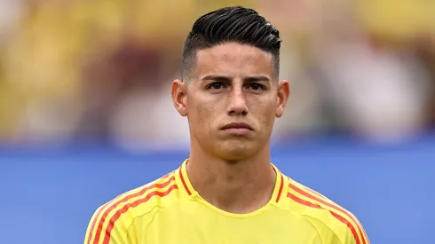 James Rodríguez em ação pela Colômbia.