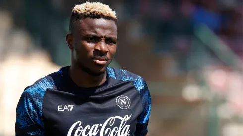 Osimhen em treino pelo Napoli