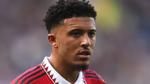 Manchester United aceita emprestar Sancho ao Barcelona, mas impõe uma condição (Photo by Laurence Griffiths/Getty Images)