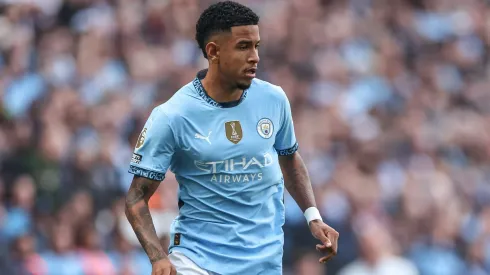 Savinho, atacante do Manchester City. (Foto: Mark Cosgrove/IMAGO/News Images)