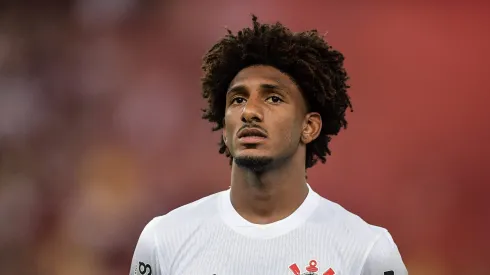 Talles Magno, atacante do Corinthians. Foto: Thiago Ribeiro/AGIF