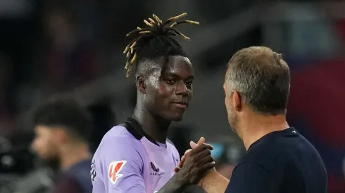 Flick e Williams: O lado menos esperado da conversa. (Foto: Alex Caparros/Getty Images)