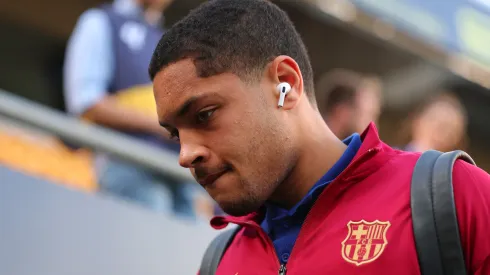 Vitor Roque está de saída do Barcelona (Foto: Fran Santiago/Getty Images)