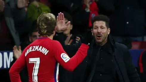Griezmann entrou no lugar de Julian Álvarez, contra o Espanyol. Foto: Gonzalo Arroyo Moreno/Getty Images