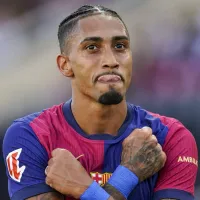 Raphinha marca hat-trick pelo Barcelona e manda possível recado para Nico Williams: \'Não precisamos...\'