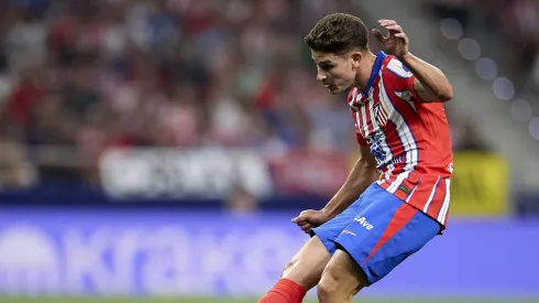 Julián Álvarez em partida pelo Atlético de Madrid