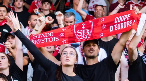 Torcida do Brest. (Foto: Baptiste Autissier/Imago/PanoramiC)