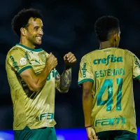 Felipe Anderson rasga elogios a Estêvão no Palmeiras: \'Parece muito o Neymar\'