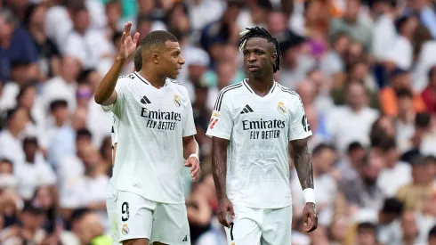 Vini Jr aplaude vitória do Real Madrid e manda recado a Mbappé: “Se jogarmos...”.