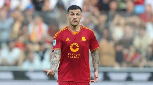 Leandro Paredes da Roma em ação durante a partida da Serie A entre Udinese e Roma no Dacia Arena em Udine. (Foto: Gabriele Maltinti/Getty Images)