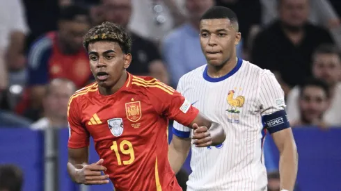 Yamal e Mbappé na Eurocopa 2024.