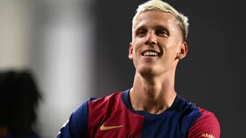 Dani Olmo em ação pelo Barcelona (Photo by Denis Doyle/Getty Images)