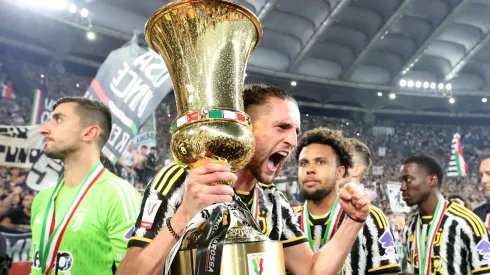 Adrien Rabiot comemora pela Juventus, da Itália (Photo by Paolo Bruno/Getty Images)