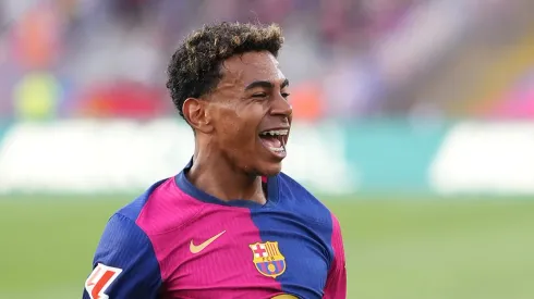 Lamine Yamal é comparado com Messi na Europa. Foto: Alex Caparros/Getty Images