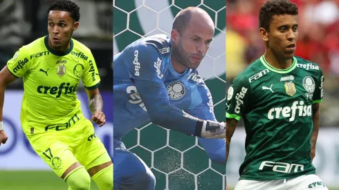 Palmeiras tomou decisões sobre futuros de três jogadores (Fotos: Cesar Greco/Palmeiras/Divulgação)