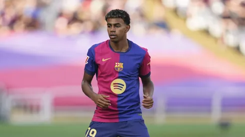 Lamine Yamal, atacante do Barcelona. (Foto: Sergio Ruiz/Imago/Pressinphoto)
