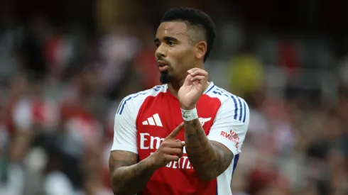 Gabriel Jesus em partida pelo Arsenal