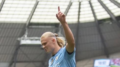 Meia do Barcelona revela que Haaland, do Manchester City, é sua contratação dos sonhos.