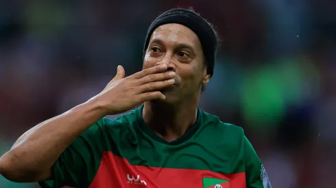 Ronaldinho é ofuscado na Champions League. Foto: Buda Mendes/Getty Images