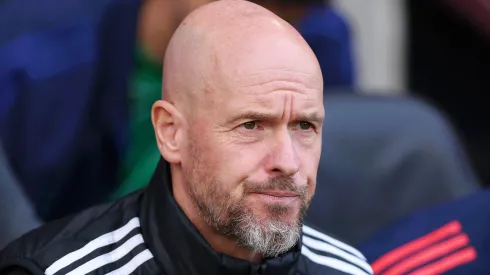 Erik ten Hag, treinador do MANCHESTER UNITED (Photo by Ryan Hiscott/Getty Images)