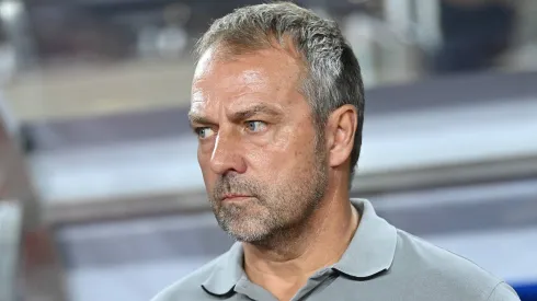 Hansi Flick em derrota pelo Barcelona