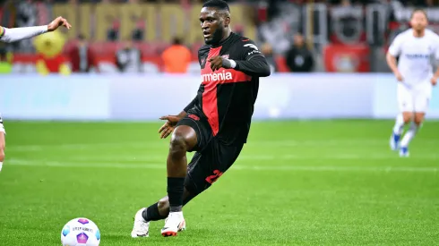 Bundesliga, BayArena Leverkusen; Bayer Leverkusen x SC Freiburg; Victor Boniface (LEV). Powerpics / Alamy Stock Photo