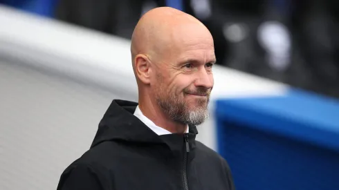 Erik ten Hag, treinador do Manchester United,<br />
(Photo by Steve Bardens/Getty Images)