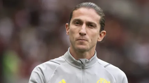 Flamengo define se Filipe Luís assumirá o comando técnico no lugar de Tite. Foto: Jorge Rodrigues/AGIF
