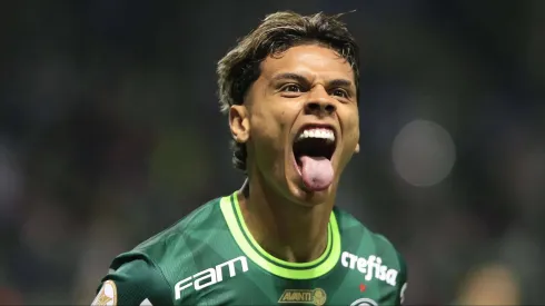 Richard Rios com a camisa do Palmeiras.