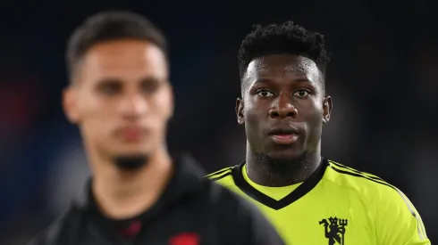 André Onana na partida entre Crystal Palace x Manchester United.