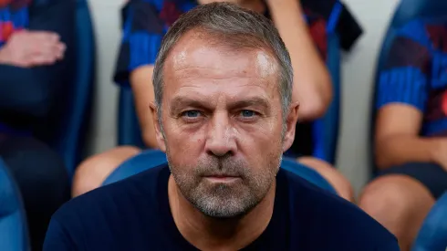 Treinador do Barcelona, Hansi Flick. Crédito: IMAGO / NurPhoto