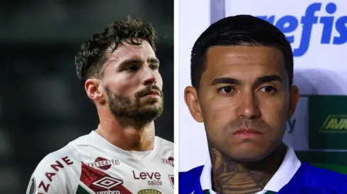 Martinelli e Dudu. Fotos: Leonardo Hubbe e Marcelo Zambrana/AGIF